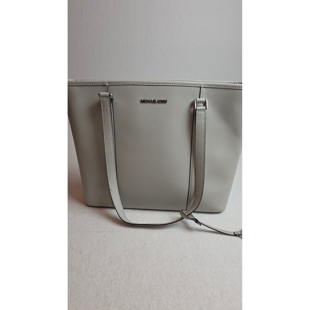 Michael Kors Sady Large Tote Saffiano Leather Pearl Grey 38T0CD4T2L
